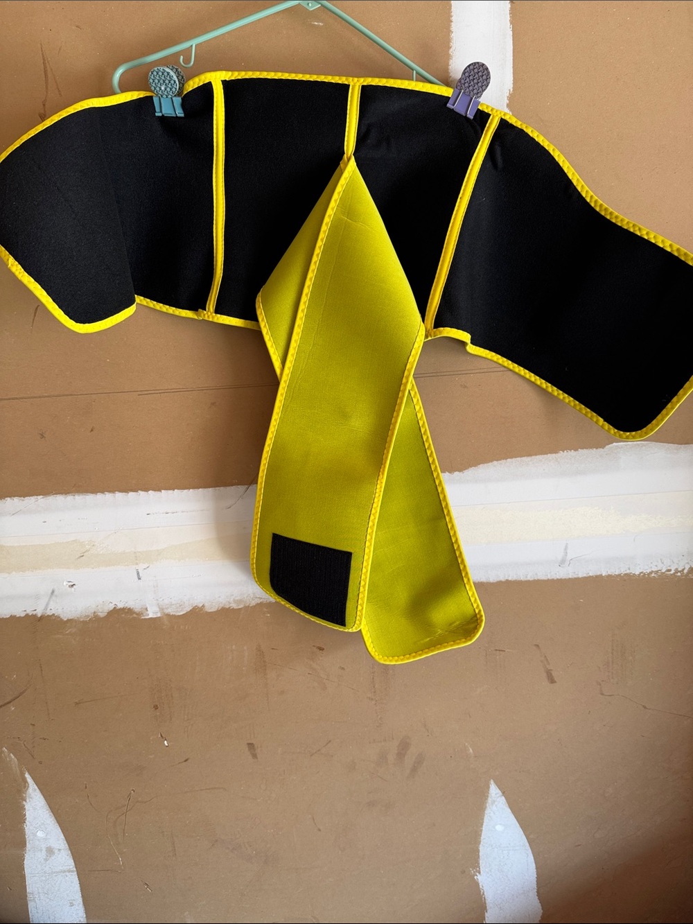 Yellow and Black Waist Trainer Belt - Unbranded